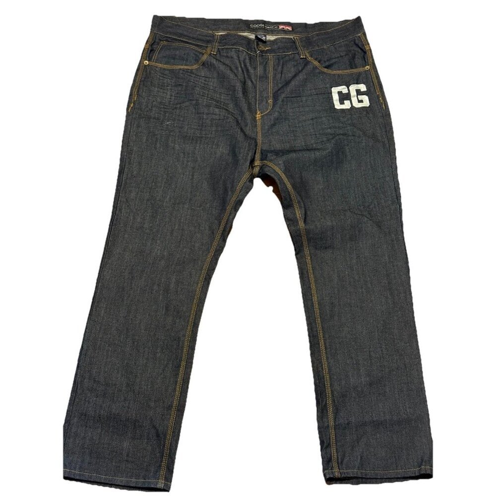 Coogi‎ Blue Denim Jeans Men SZ 46 x 34 Streetwear Punk